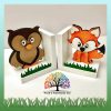 Woodland Animal Book Ends - 3D